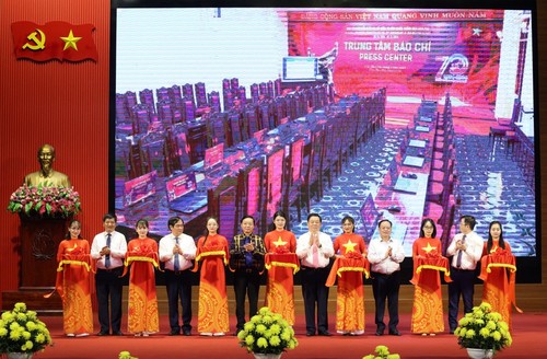 Inauguran Centro de Prensa Internacional para conmemoraciones de 70 años de la victoria de Dien Bien Phu - ảnh 1