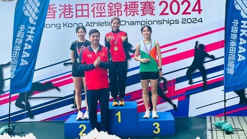 Vietnam arranca con tres oros en Campeonato ampliado de Atletismo de Hong Kong - ảnh 1