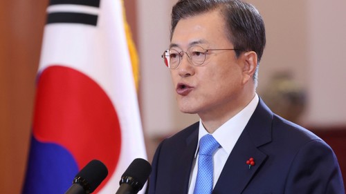 Moon Jae-in promet la vaccination gratuite contre la Covid-19 pour tous les Sud-Coréens - ảnh 1