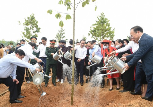 Nguyên Xuân Phuc lance la campagne de plantation d’arbres à Tuyên Quang - ảnh 1
