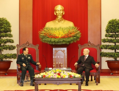 Le ministre chinois de la Défense reçu par Nguyên Phu Trong - ảnh 1