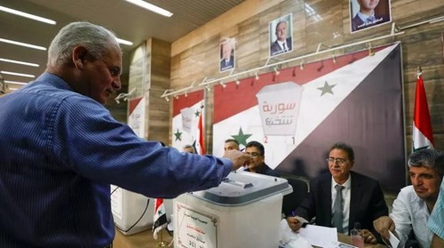 Syrie: début du vote pour l’élection présidentielle - ảnh 1