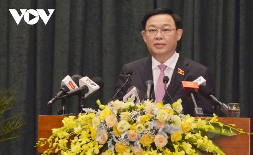 Première session du Conseil populaire municipal de Haiphong, mandat 2021-2026 - ảnh 1