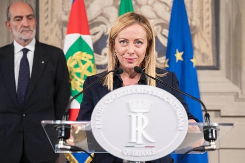 Italie: Giorgia Meloni nommée présidente du Conseil, l'extrême droite au pouvoir - ảnh 1