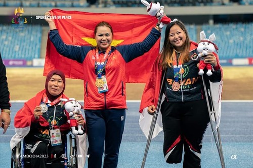 ASEAN Para Games 12:  Vietnam toujours au 2e rang du classement général - ảnh 1