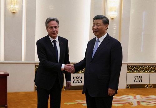Antony Blinken reçu par le président chinois Xi Jinping - ảnh 1