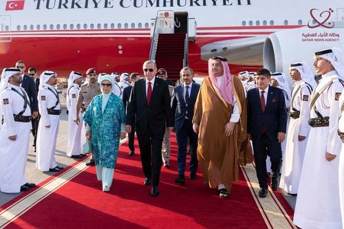 Arrivée du président turc en Arabie saoudite - ảnh 1