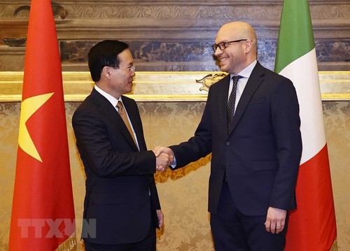 Vo Van Thuong rencontre les présidents des deux chambres du Parlement italien et le maire de Rome - ảnh 2