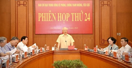 Nguyên Phu Trong préside une réunion de la Direction centrale de lutte contre la corruption - ảnh 1
