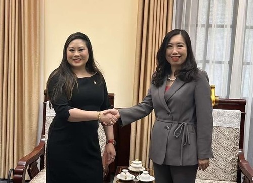 La vice-ministre des Affaires étrangères du Vietnam reçoit la commissaire de la CFTC des États-Unis - ảnh 1