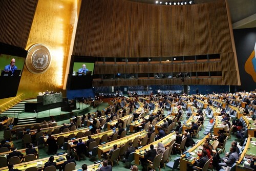 L'ONU approuve la résolution russe pour le non-déploiement d'armes dans l'espace - ảnh 1