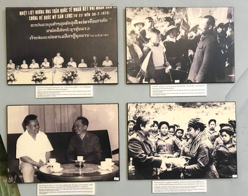 อนุสรณ์สถานประธานโฮจิมินห์ในแขวงคำม่วน ประเทศลาว ร่องรอยเกี่ยวกับความสามัคคีเวียดนาม – ลาว - ảnh 11