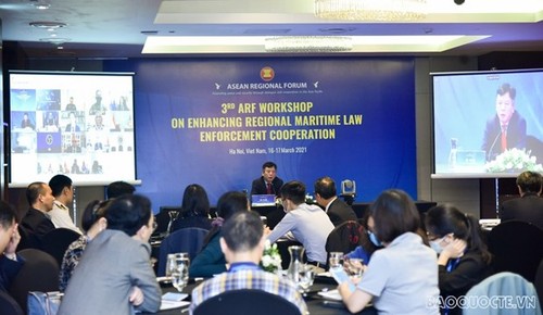 ARF workshop discusses regional cooperation in maritime law enforcement - ảnh 1