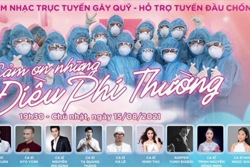 Special online concert to support frontline medical workers - ảnh 1