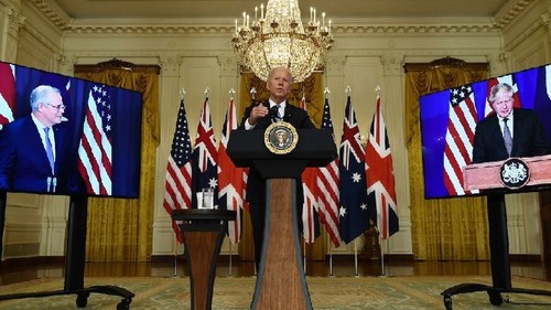 UK, US, Australia launch security alliance in Indo-Pacific - ảnh 1