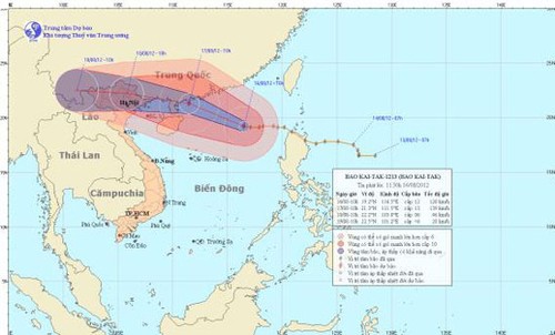 Ngày 17/8, bão số 5 cách Móng Cái (Quảng Ninh) khoảng 390km  - ảnh 1
