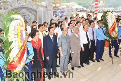 Chủ tịch Quốc hội dự lễ xây dựng Khu di tích Truông Bồn  - ảnh 1