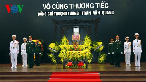 Tổ chức trọng thể Lễ tang Thượng tướng Trần Văn Quang  - ảnh 1