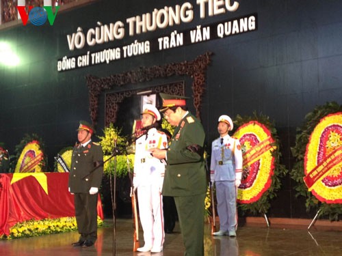 Tổ chức trọng thể Lễ tang Thượng tướng Trần Văn Quang  - ảnh 6