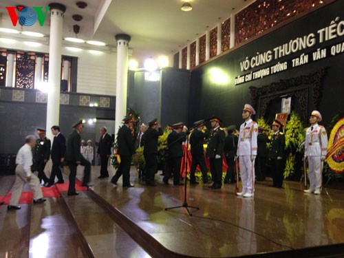 Tổ chức trọng thể Lễ tang Thượng tướng Trần Văn Quang  - ảnh 9