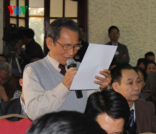 Tổng Bí thư Nguyễn Phú Trọng tiếp xúc cử tri quận Ba Đình và Hoàn Kiếm  - ảnh 2