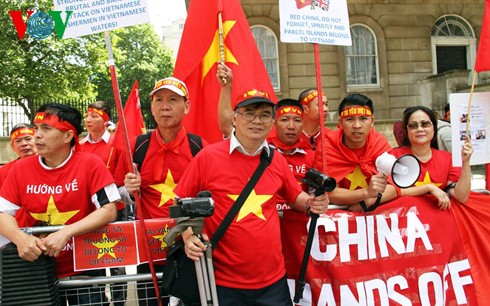 Người Việt tại Anh xuống đường biểu tình phản đối Trung Quốc - ảnh 7