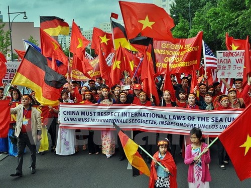 Hơn 3.000 người Việt tại Đức biểu tình phản đối Trung Quốc - ảnh 2