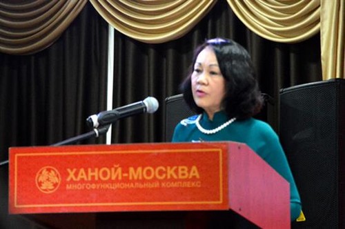 Trưởng Ban Dân vận TW Trương Thị Mai gặp mặt cộng đồng người Việt tại Nga - ảnh 1