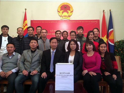 Cộng đồng người Việt tại Mông Cổ ủng hộ đồng bào miền Trung - ảnh 1