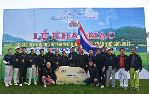 Khai mạc “Giải Golf người Việt Nam ở nước ngoài toàn thế giới 2017” - ảnh 1