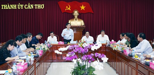 Phó Thủ tướng Vương Đình Huệ thăm và làm việc tại thành phố Cần Thơ - ảnh 1