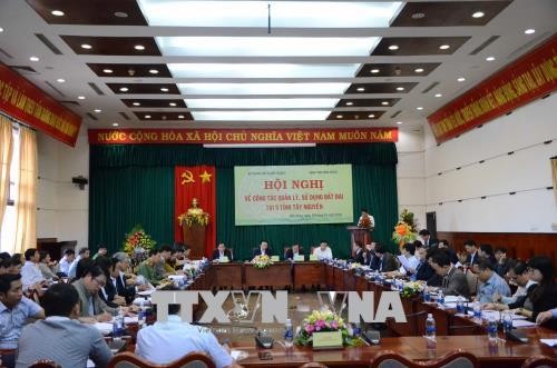 Hội nghị công tác quản lý, sử dụng đất đai tại 5 tỉnh Tây Nguyên  - ảnh 1