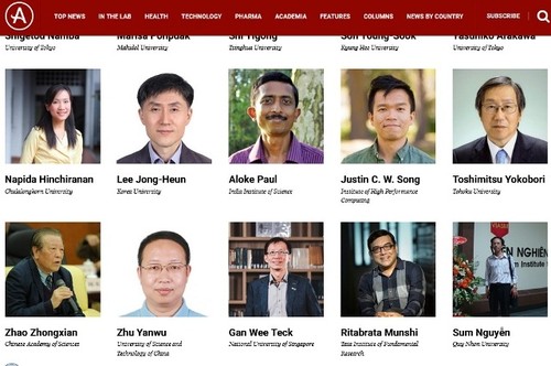  Hai người Việt Nam trong danh sách 100 nhà khoa học châu Á - ảnh 1