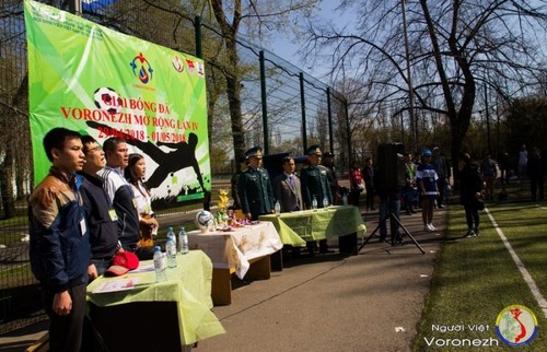 Giao lưu thanh niên và tổ chức giải bóng đá Voronezh mở rộng nhân dịp 30/4 - ảnh 5