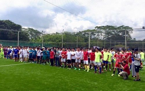 Giải bóng đá Cúp Hùng Vương được tổ chức sôi nổi tại Singapore - ảnh 2