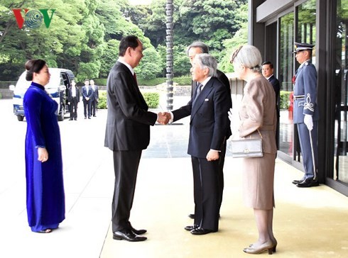 Lễ đón Chủ tịch nước được tổ chức trọng thể tại Hoàng cung Nhật Bản - ảnh 2