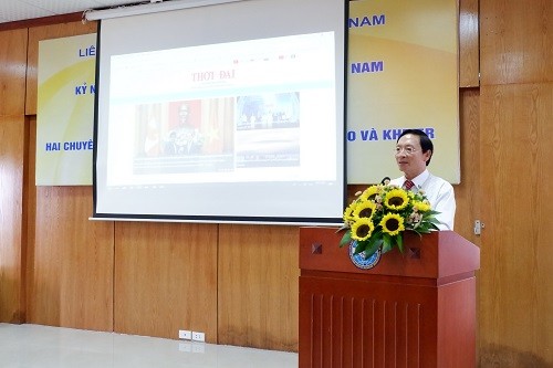 Ra mắt báo Thời Đại điện tử phiên bản tiếng Lào và tiếng Khmer  - ảnh 1
