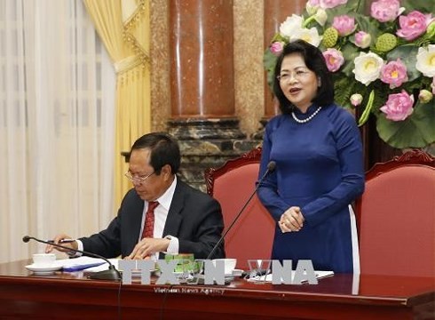 Phó Chủ tịch nước Đặng Thị Ngọc Thịnh gặp mặt Đoàn đại biểu người có công thành phố Cần Thơ  - ảnh 1