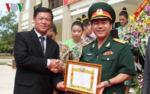 Khánh thành trường học ở Lào - quà tặng của TBT, CTN Nguyễn Phú Trọng - ảnh 4