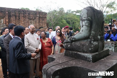 Tổng thống Ấn Độ: “Kiến trúc của các ngôi đền ở Mỹ Sơn được thiết kế tinh tế“ - ảnh 7