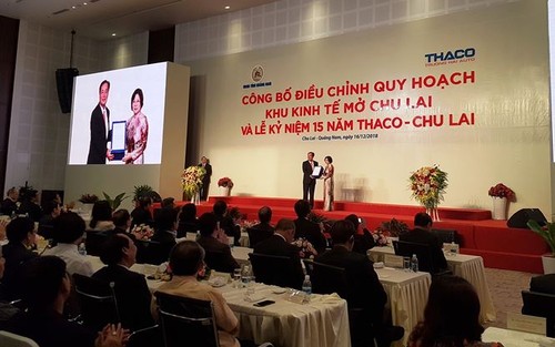 Thủ tướng Nguyễn Xuân Phúc dự Lễ công bố điều chỉnh quy hoạch Khu Kinh tế mở Chu Lai   - ảnh 1