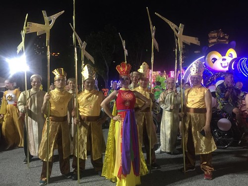 Cộng đồng người Việt tham gia lễ hội đường phố Chingay Parade tại Singapore - ảnh 14