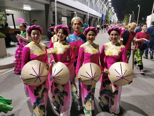 Đoàn Nghệ thuật Việt Nam thể hiện những tiết mục đặc biệt ấn tượng tại Chingay Parade 2020 - ảnh 3