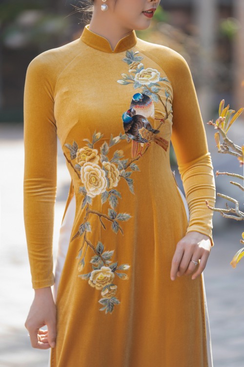 Hoa hậu Ngọc Hân với bộ sưu tập áo dài “Sắc màu phồn vinh" - ảnh 18