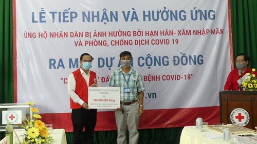 Hội Phật tử Việt Nam tại Hàn Quốc chung tay phòng chống covid -19 và giúp nhân dân bị ảnh hưởng bởi hạn mặn - ảnh 4