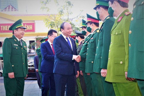 Thủ tướng  Nguyễn  Xuân  Phúc thăm và chúc Tết tại thành phố Đà Nẵng - ảnh 1