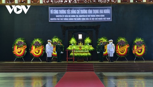 Lễ viếng nguyên Phó Thủ tướng Trương Vĩnh Trọng tại Hà Nội - ảnh 1
