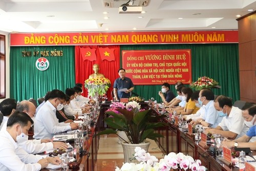 Chủ tịch Quốc hội Vương Đình Huệ: Đắk Nông phát huy nội lực cùng khát vọng phát triển - ảnh 1