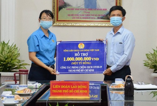 Tổng Liên đoàn Lao động Việt Nam chi trên 113 tỷ đồng hỗ trợ người lao động bị ảnh hưởng trong đợt dịch thứ 4 - ảnh 1