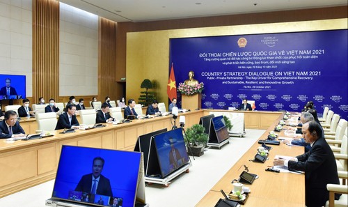 Đối thoại Chiến lược quốc gia Việt Nam - WEF lần đầu tiên: Tăng cường quan hệ đối tác công tư - ảnh 1